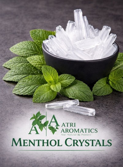 Menthol crystals